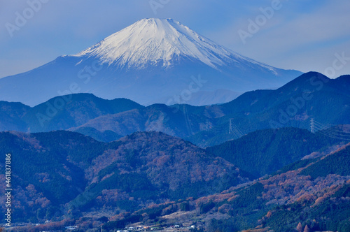 神奈川県秦野市　菜の花台より望む富士山 © Green Cap 55