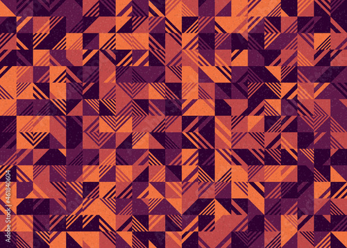Abstract Geometric Pattern generative computational art illustration