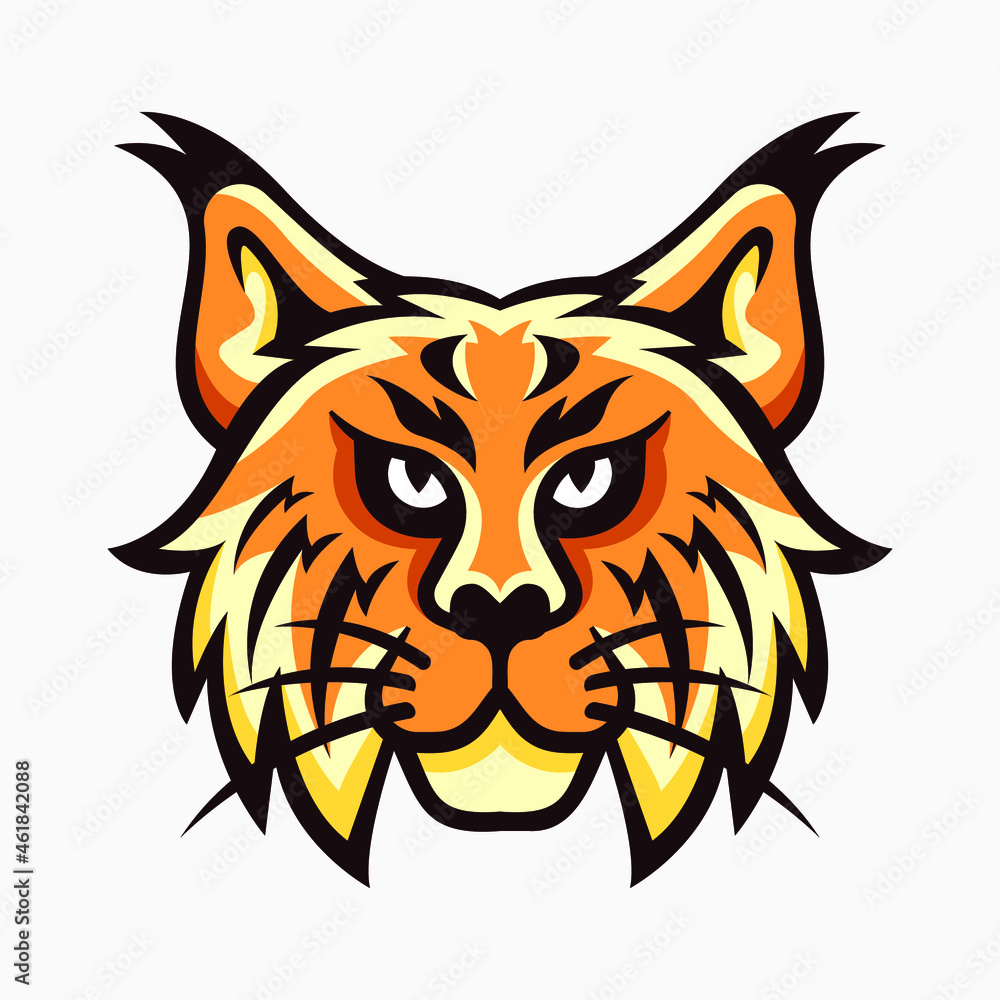 Lynx Head Mascot Sport Logo Lynx Head Mascot Sport Logo