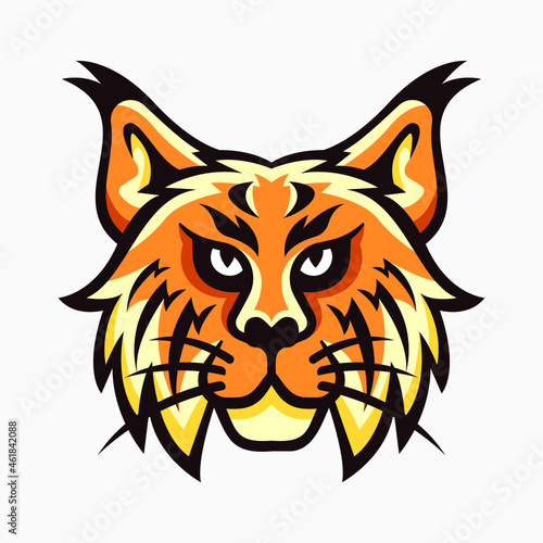 Lynx Head Mascot Sport Logo