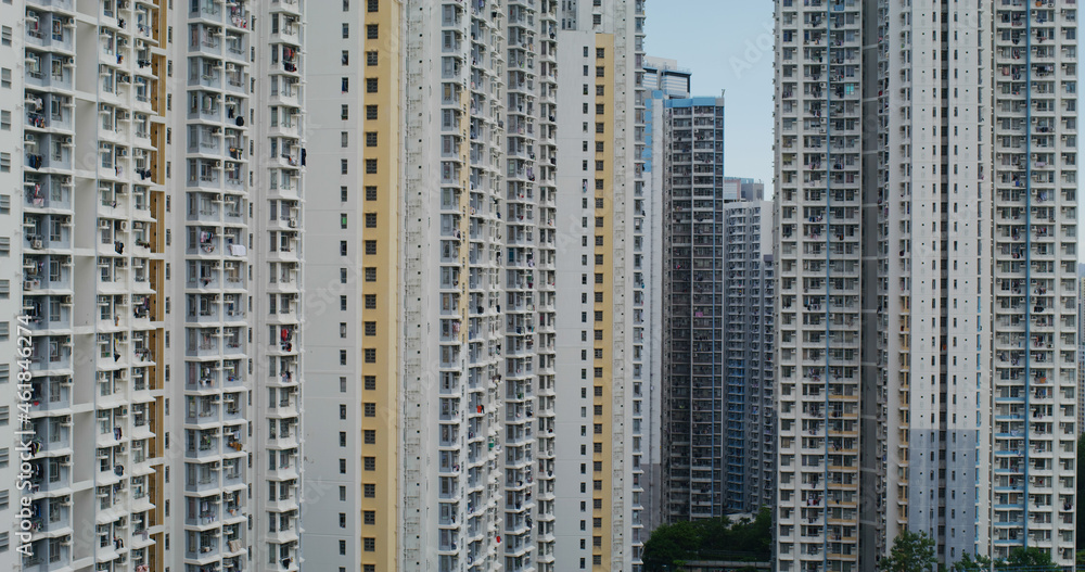 Compact Hong Kong residential building
