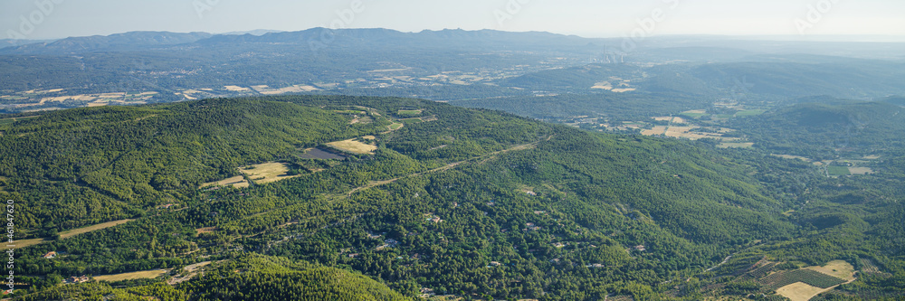 Southern side of the Sainte-Victoire mountain in the south of France