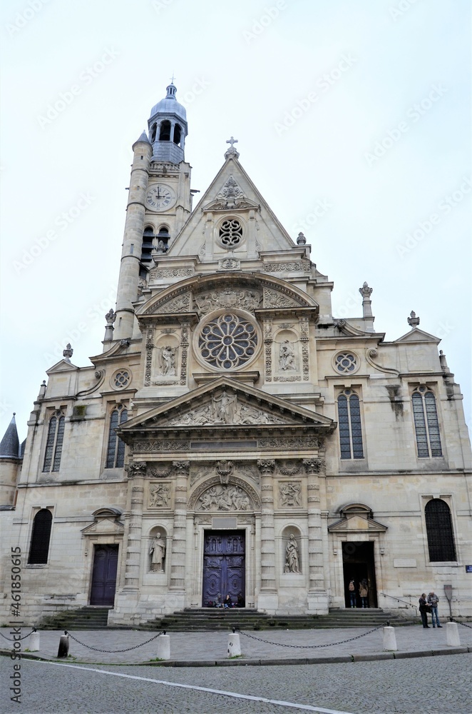Obraz premium Paroisse Saint Étienne du Mont, Catholic Church of Paris