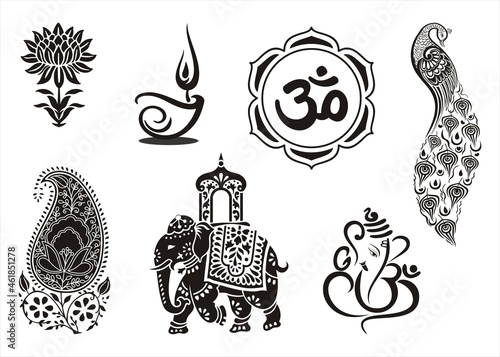 Hindu icons , cultural heritage , India , Asia	