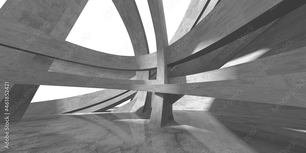 Abstract architecture interior background. Empty concrete room Abstract architecture interior background. Empty concrete room