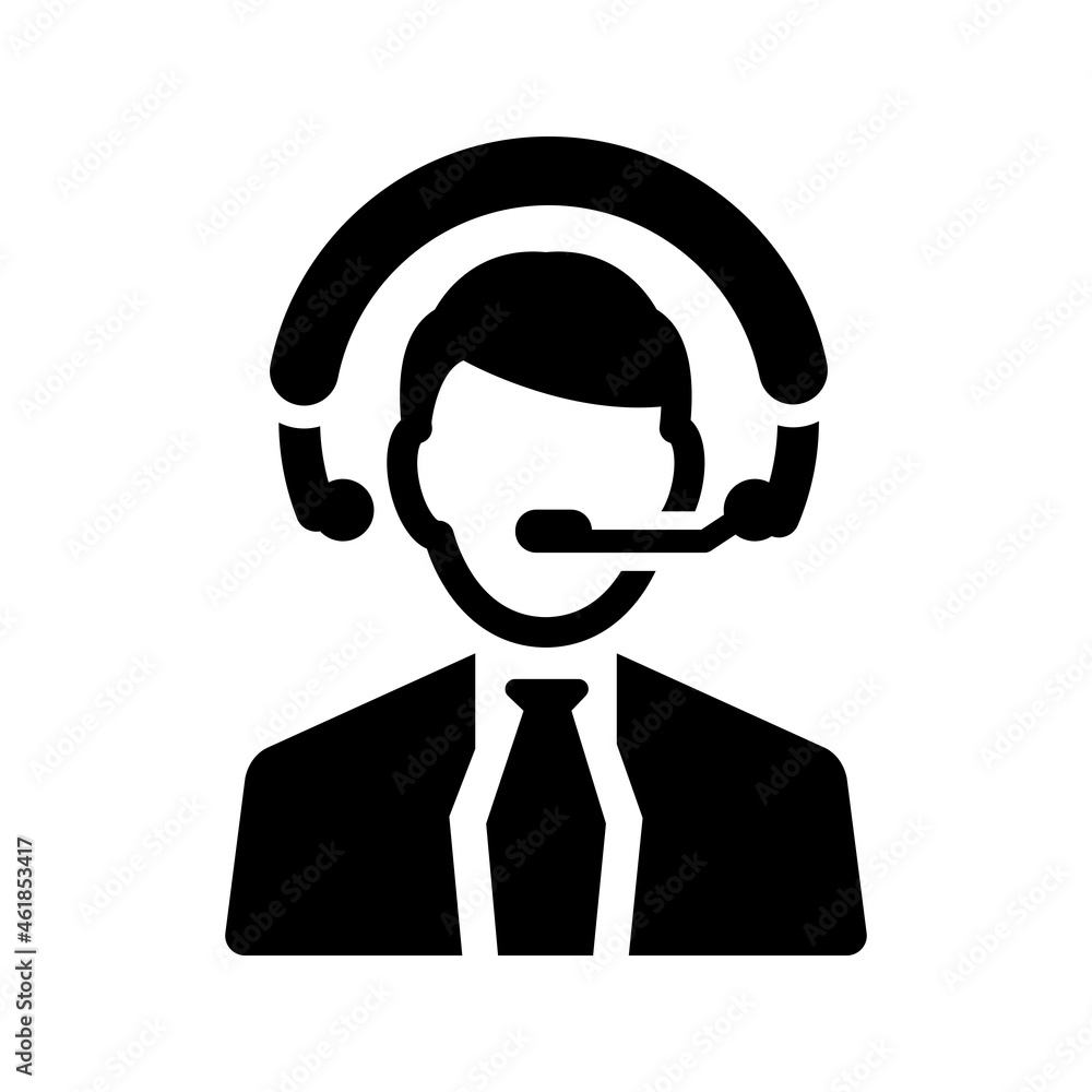 Customer assistant icon