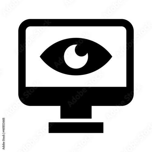 Computer private protection icon
