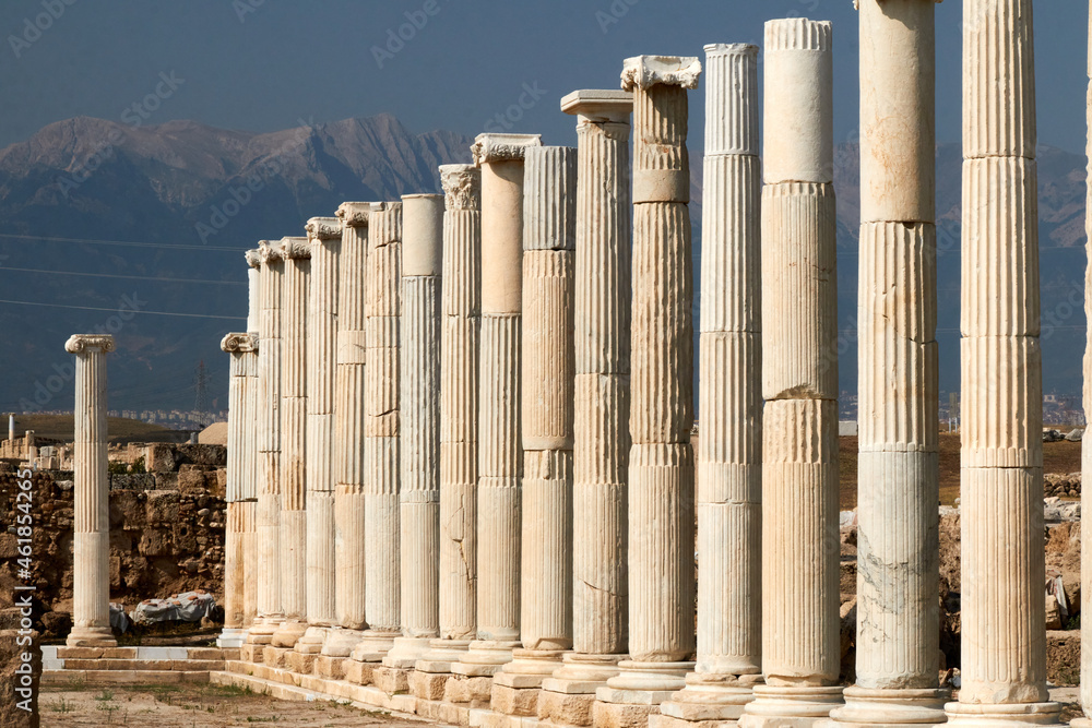 Roman columns in Laodiceia, Turkey Roman columns in Laodiceia, Turkey
