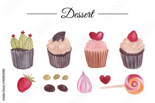 Dessert Watercolor