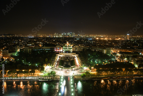 Eiffel Tower ,tower, Paris, France Night time © Bart