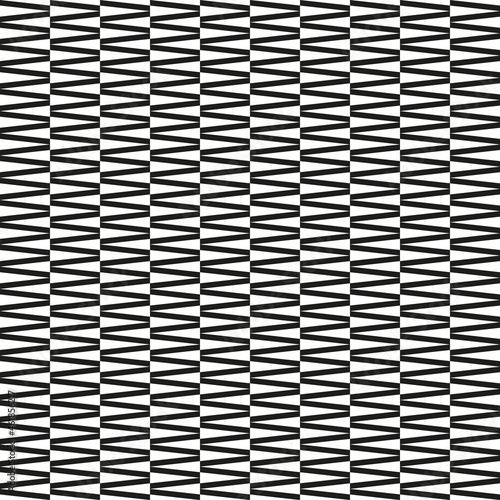 Seamless abstract geometric zig zag stitch pattern background