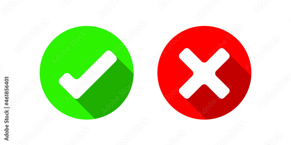 Obraz premium yes and no buttons