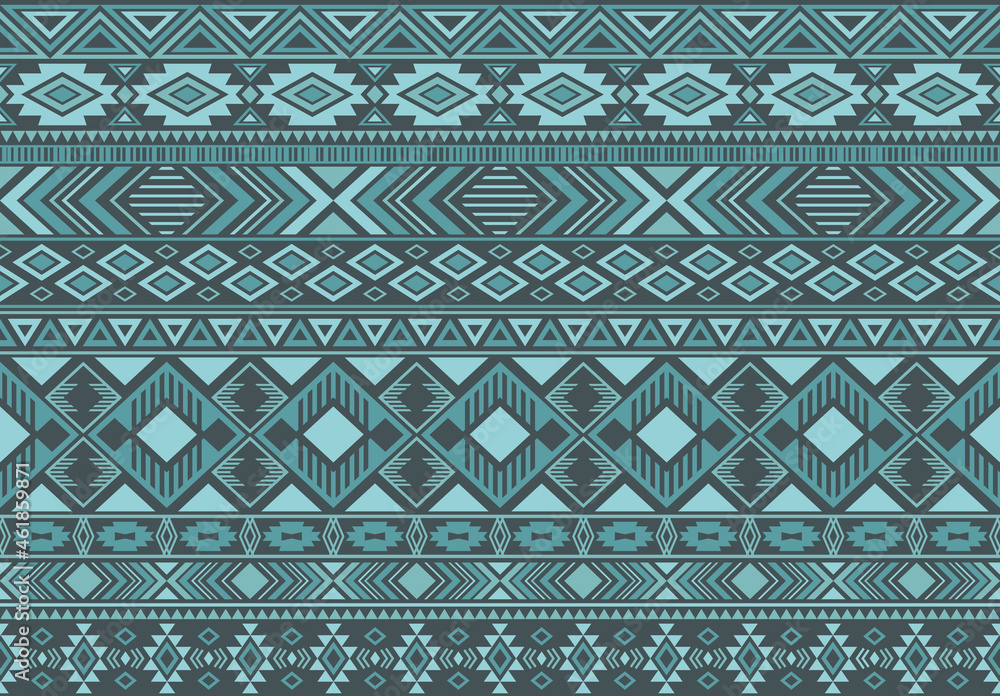 Indian pattern tribal ethnic motifs geometric seamless vector ...