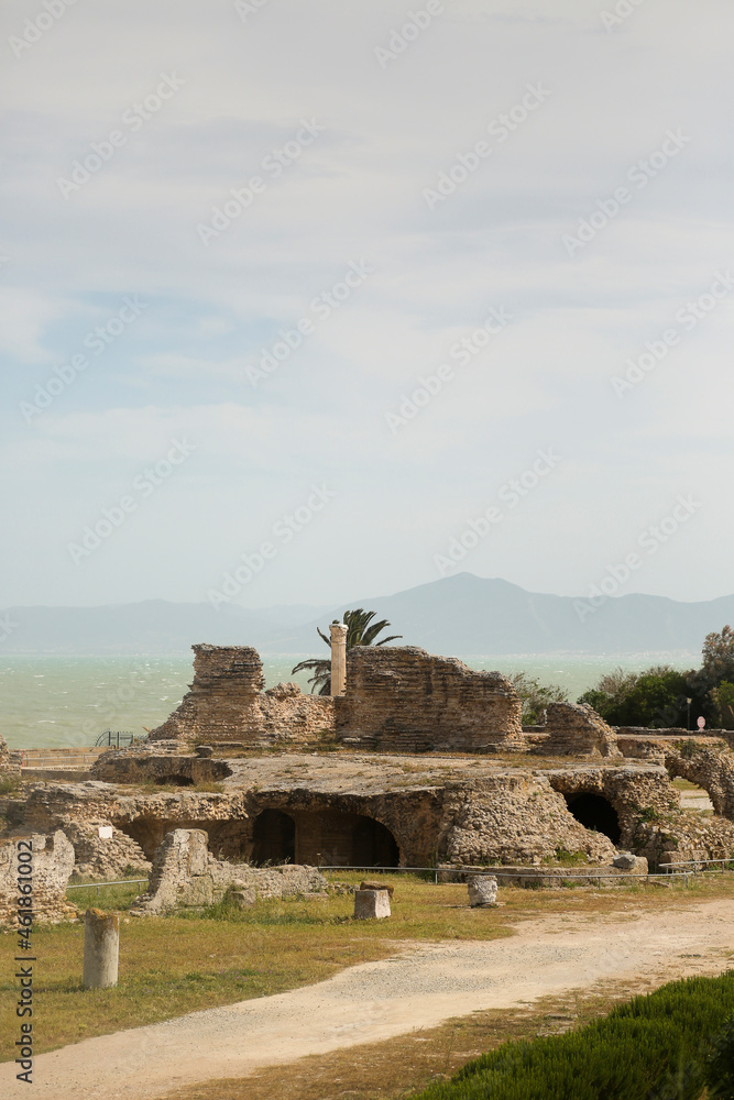 Views of Carthage city, Tunisia