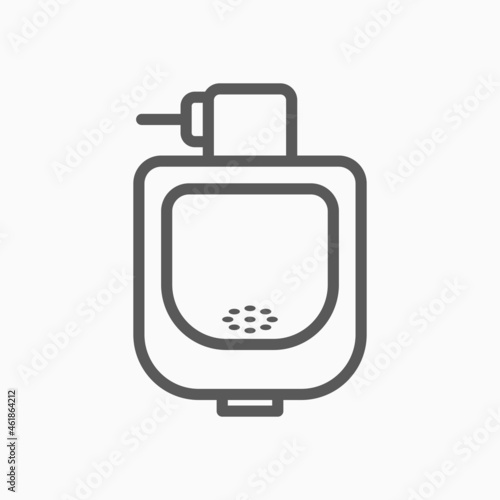 urinal icon, toilet vector, urine illustration