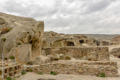 Ancient rock-hewn town of Uplistsikhe, Georgia