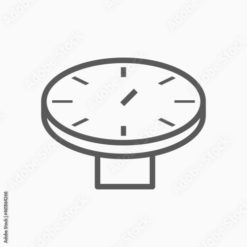 water meter icon, meter vector