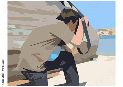 Self portrait
Size in work - SRA3
File format - SVG