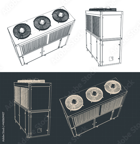 Outdoor unit of industrial air conditioner