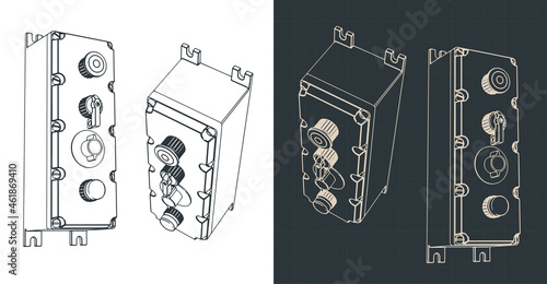 Push Button Switch Control Box