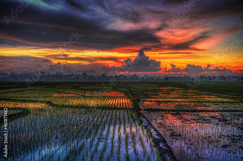 sunset in cirebon