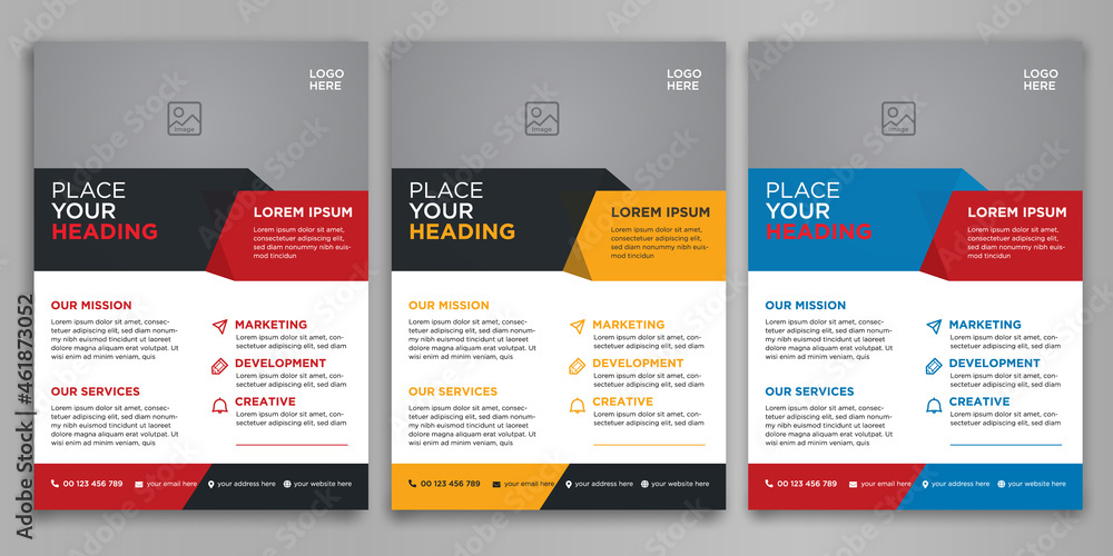 Corporate Business Flyer Design, Brochure Design Template, A4 size flyer template, cover book design, magazine design, leaflet template
