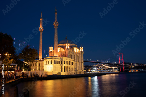 istanbul city lights at evening