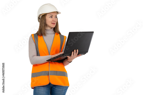 Woman computer wizard. Girl...