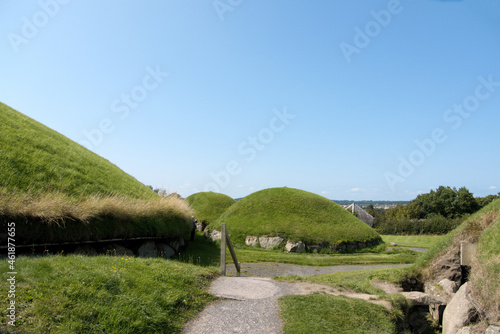 Megalithic passage graves of Knowth, Brú na Bóinne, Ireland photo