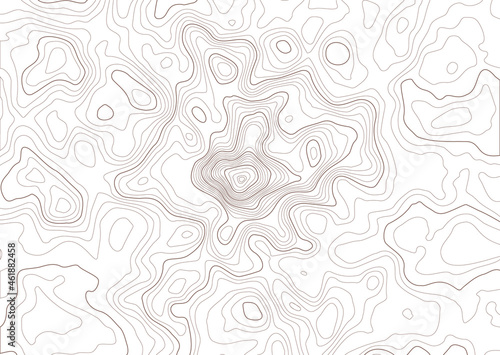 等高線 (C) 急な山のある地図 (ver.8)
