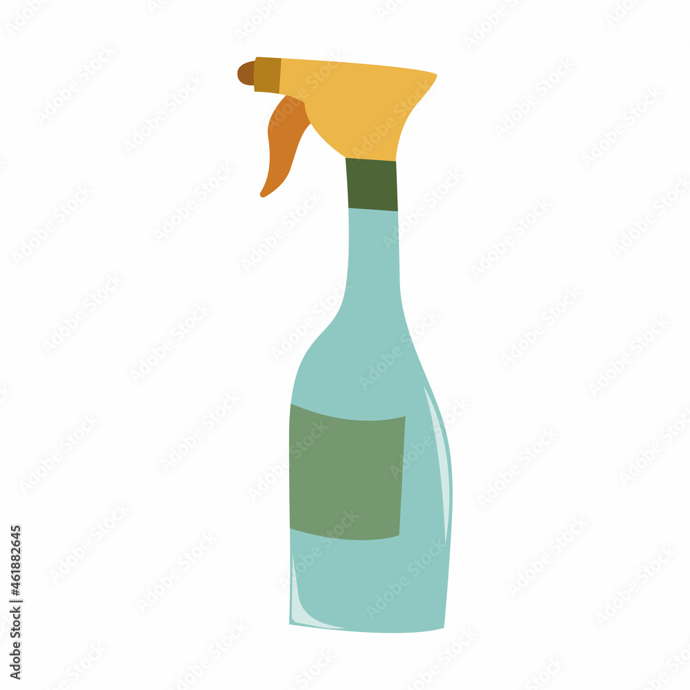Garden spray. Agriculture tool. Housekeeping equipment. Isolated vector illustration on white background.