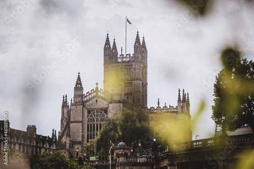 Bath Abbey in the city of Bath, England.