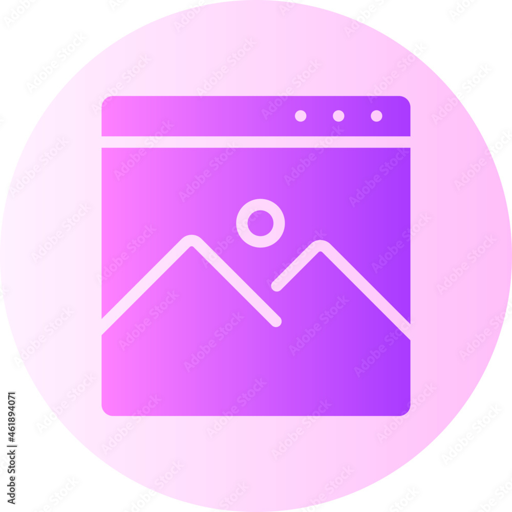 web design gradient icon