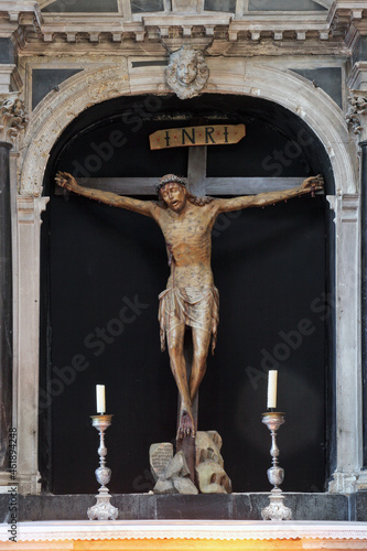 Altar of the Holy Cross in the Cathedral of St. James in Sibenik, Croatia