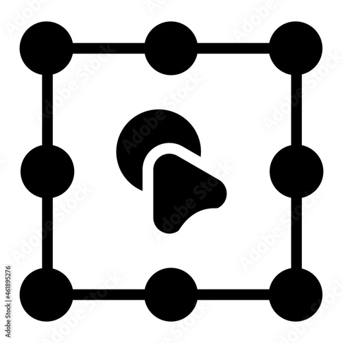 graphic editor glyph icon