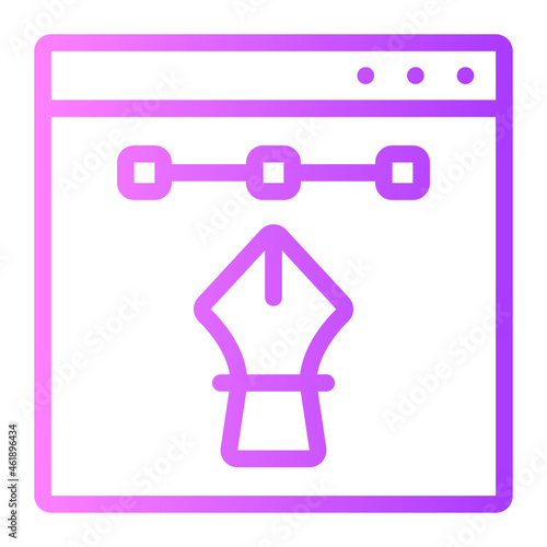 digital graphic gradient icon