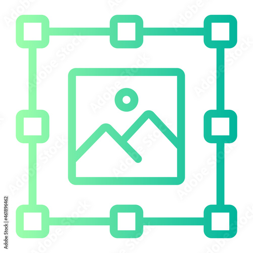 graphic design gradient icon