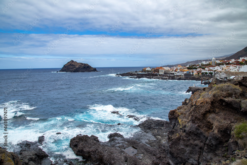 view of the north coast of Tenerife 