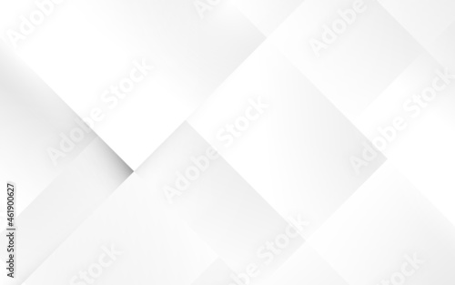Abstract white square shape with futuristic concept background. Vector illustration