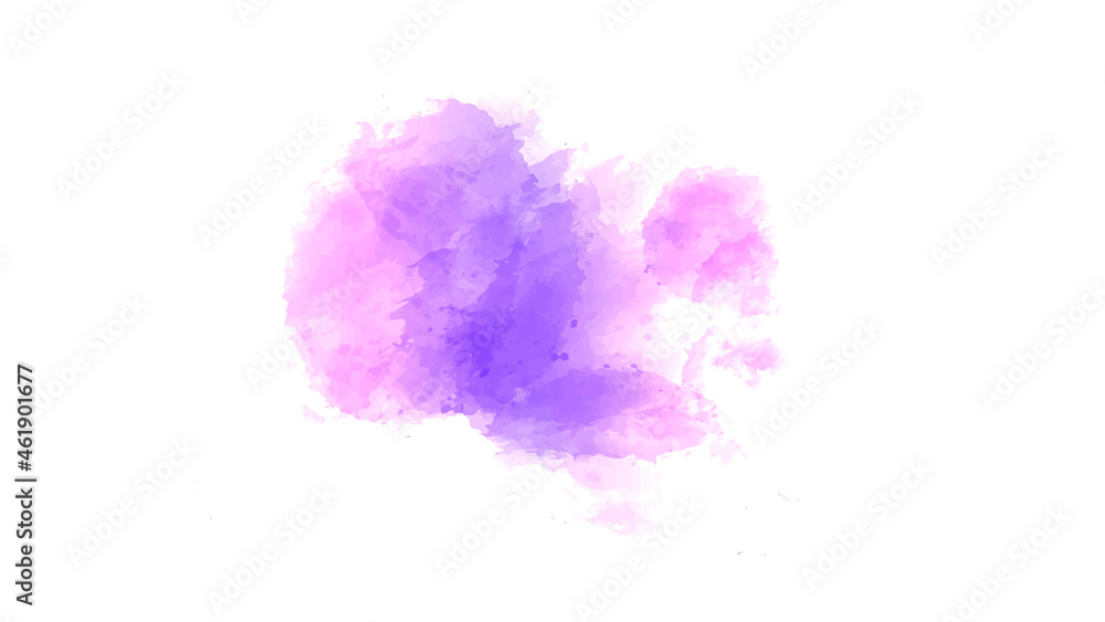 Abastract watercolor background banner. Vector watercolor colorful brush. 