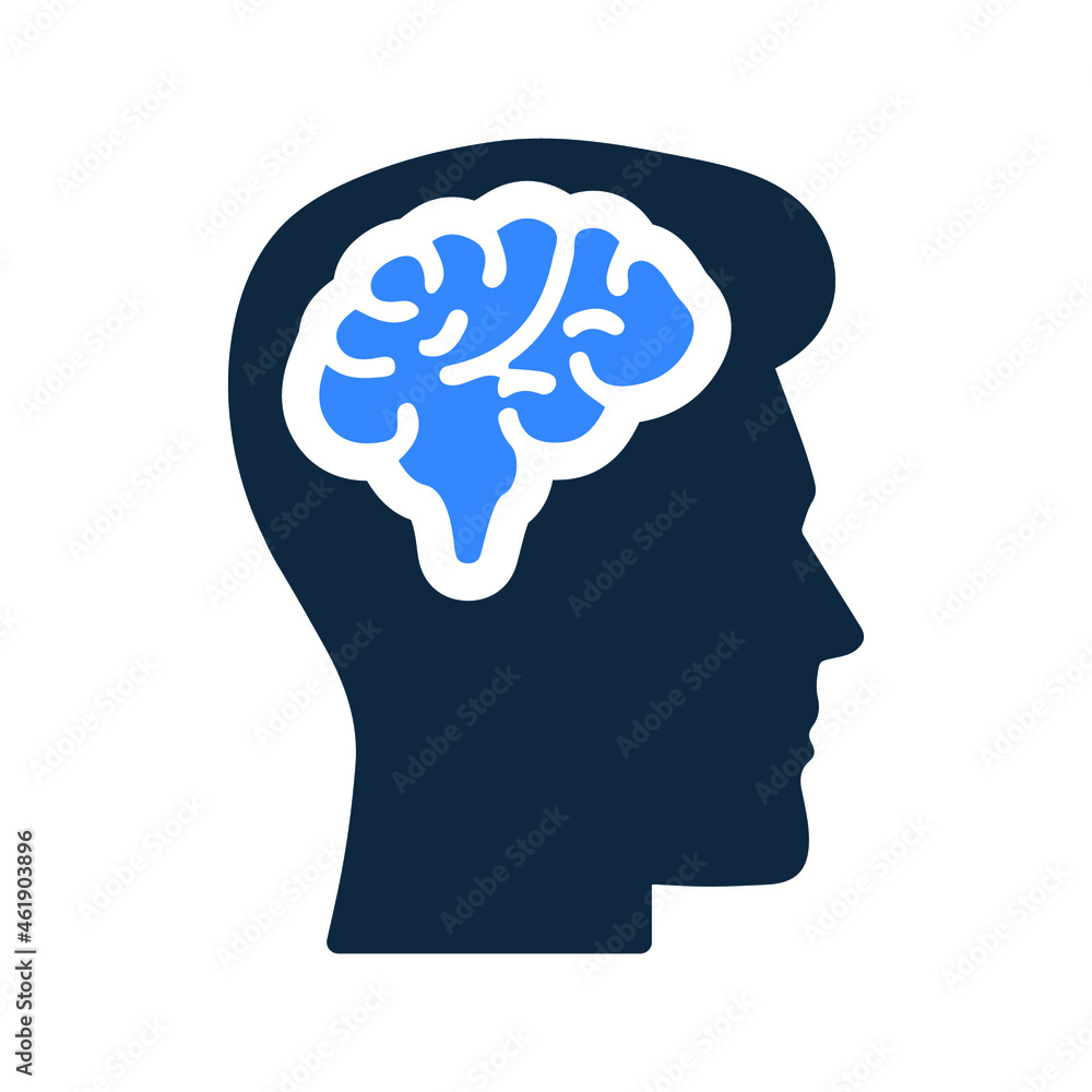Creative, brain, mind icon. Simple flat design Concept. Creative, brain, mind icon. Simple flat design Concept.
