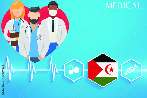 Sahrawi arab democratic republic Medical Banner