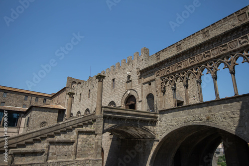 Gothic Palace of the Popes in Viterbo, with frescoes, decorative stonework and city views from its courtyard,is the most important historic monument of Viterbo.The Palace was built in 1254 -1261