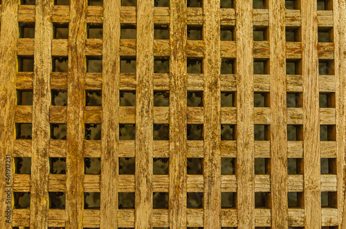 Wallpaper Mural Pattern of a wooden table wiss moss in between because it has been outside for too long Torontodigital.ca