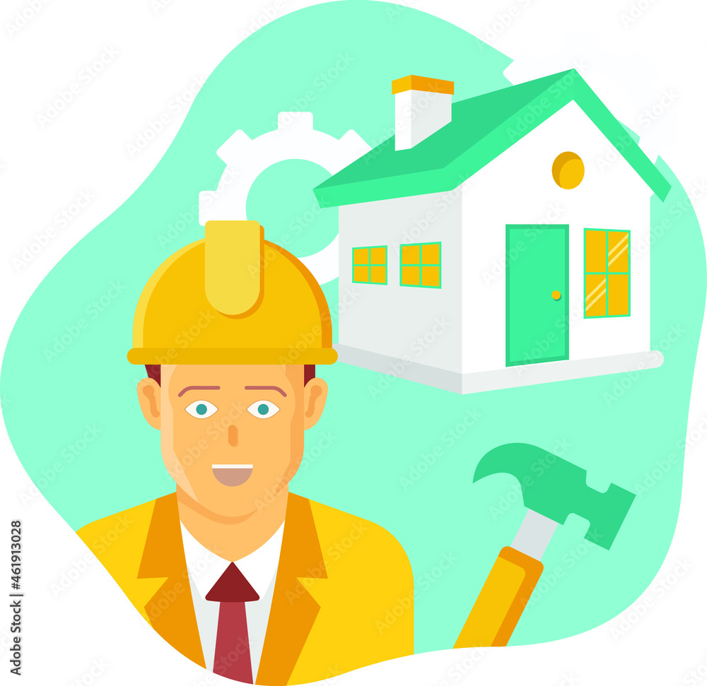Home repairing Isolated Vector icon which can easily modify or edit

