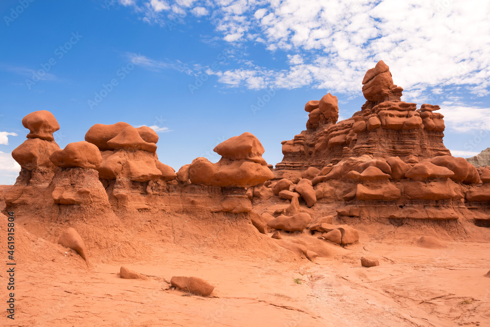 landscape on the Goblin state park in the united states of america