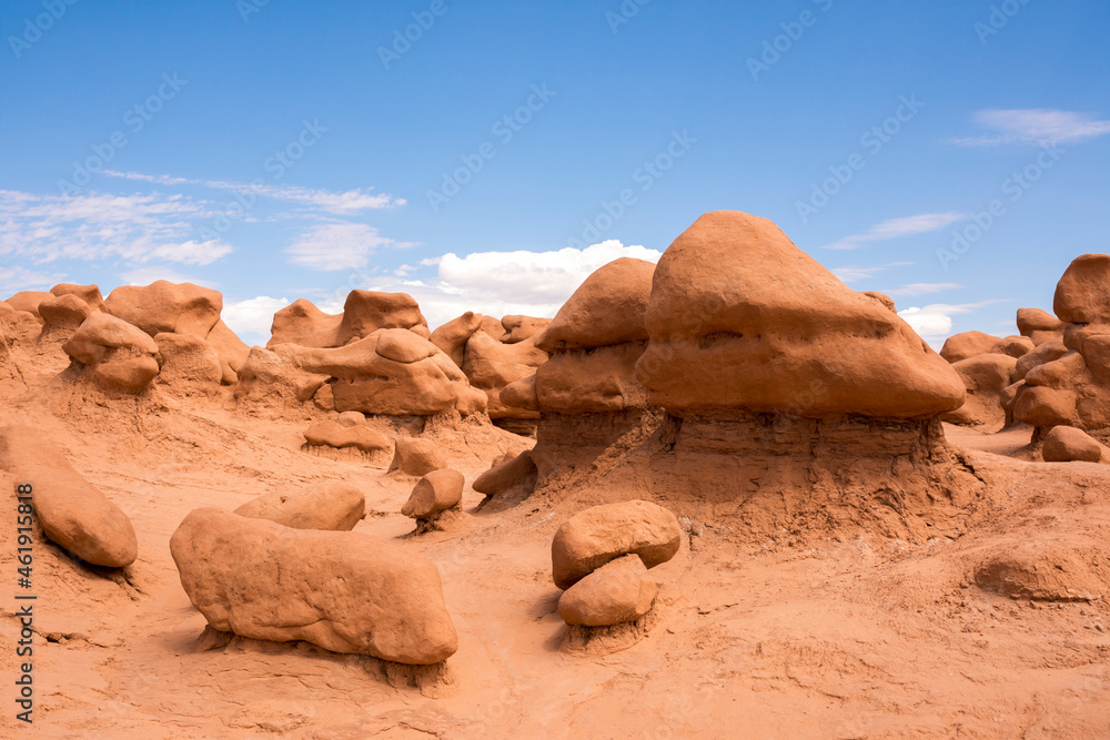 landscape on the Goblin state park in the united states of america landscape on the Goblin state park in the united states of america