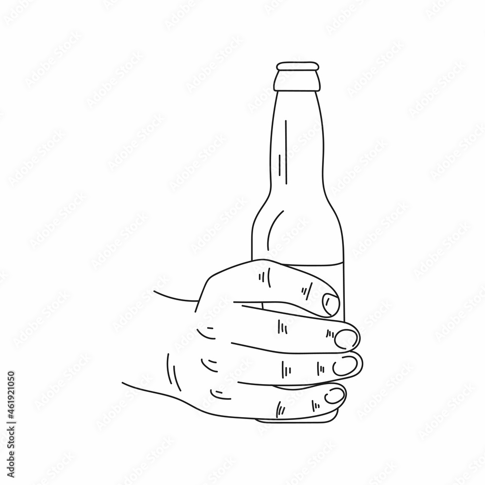 Sketch Bottle,wineglass,blackboard,beer PNG Transparent Background And  Clipart Image For Free Download - Lovepik | 380035110
