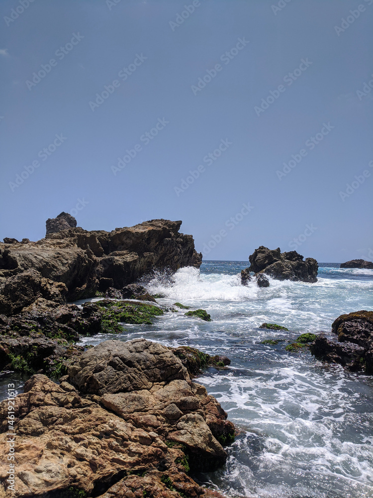 Rocks and Sea Yogyakarta, Indonesia Rocks and Sea Yogyakarta, Indonesia