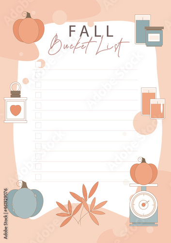 Happy Fall  bucket list